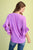 Blusa fluida morada