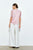 Blusa satín palo de rosa