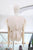 Blusa beige con encaje