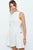 Vestido corto blanco