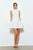 Vestido corto blanco