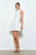 Vestido corto blanco