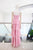 Vestido largo rosa