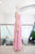 Vestido largo rosa