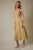 Vestido midi camel
