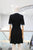 Vestido corto azul marino
