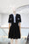 Vestido corto azul marino