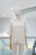 Camisa bordada beige
