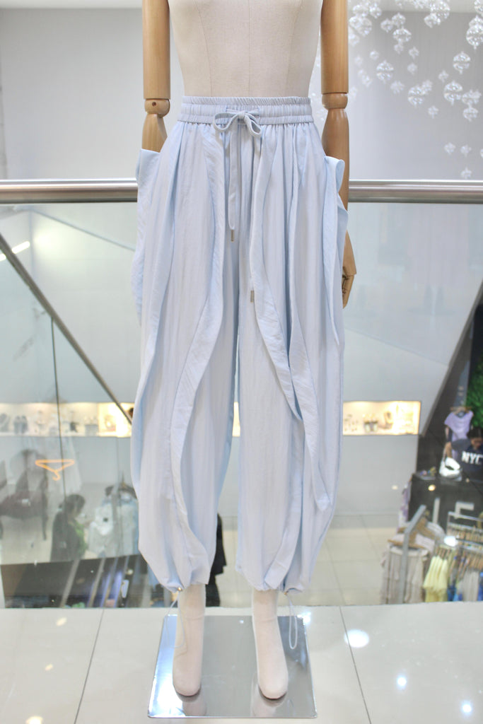 Pantalón harem azul