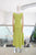 Vestido lino verde lima