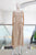 Vestido lino beige