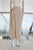 Pantalón lino beige