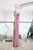 Vestido satín rosa