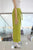 Pantalón lino verde lima