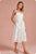 Vestido blanco flores