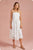 Vestido blanco flores