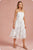 Vestido blanco flores