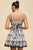 Vestido estampado azul