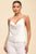 Blusa satín blanca