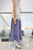 Falda beige y azul