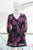 Conjunto negro floral 70/50%