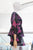 Conjunto negro floral 70/50%
