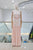 Vestido floral con perlas