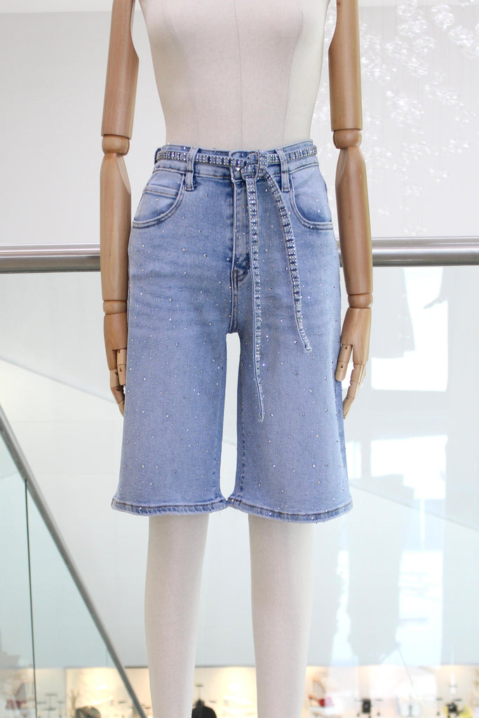 Bermuda denim brillos