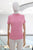 Blusa plisada rosa