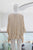 Blusa beige plisada