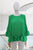 Blusa verde plisada