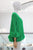 Blusa verde plisada