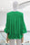 Blusa verde plisada