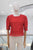 Blusa guipur roja