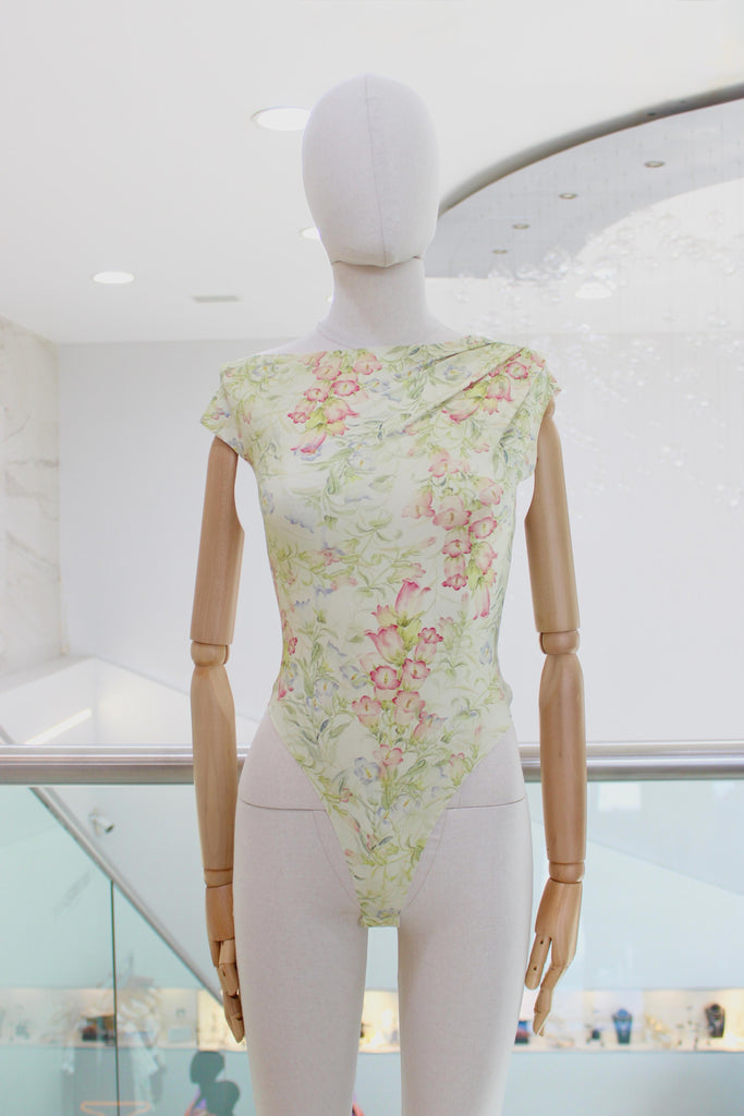 Body verde floral