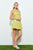 Vestido lino verde
