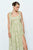 Vestido largo verde pistache
