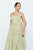 Vestido largo verde pistache