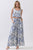 Conjunto hojas azul