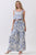 Conjunto hojas azul