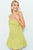 Vestido lino verde