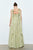 Vestido largo verde pistache