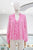 Blusa rosa polka dots