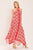 Vestido halter palmeras