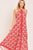 Vestido halter palmeras