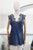 Blusa lencera azul marino
