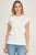 Blusa blanca flores 3D