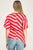 T-shirt roja y rosa