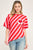 T-shirt roja y rosa