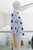 Camisa polka dots azul